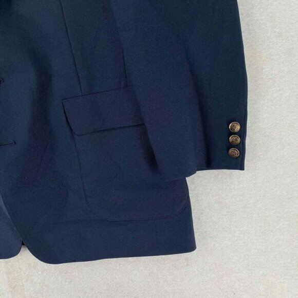 Vintage Levi Strauss Blazer Jacket Mens Sz 44R USA Made Blue Gold Buttons - Picture 3 of 16